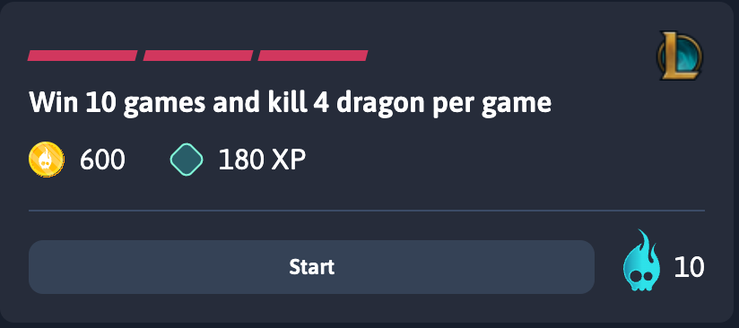KboomGG's tweet photo. All League of Legends players and gamers, let's play a little game I like to call "Challenge Your Skills"! 😊

4 different types of @LeagueOfLegends quests, each with a different difficulty level! 👊

Which challenge would you choose to start on KBOOM? 
Can you make it by the end of the weekend? 😎
#esports #LeagueOfLegends #Quest