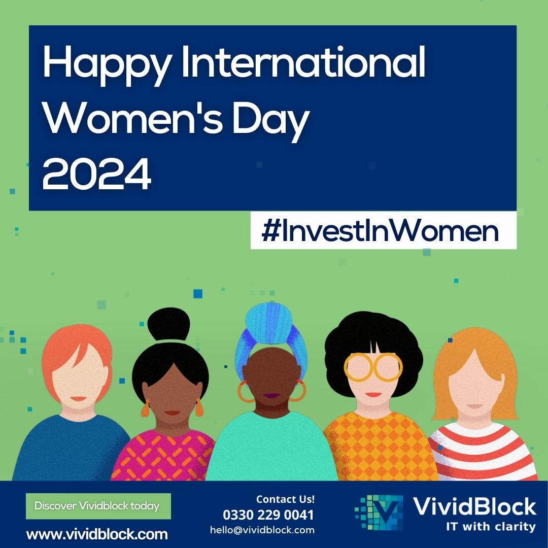 Happy #InternationalWomensDay! Today, we celebrate the achievements of women everywhere, especially in tech. Let's commit to #InvestInWomen and pave the way for true equality. 

#IWD2024 #InspireInclusion #EqualityCantWait #WomenInTech