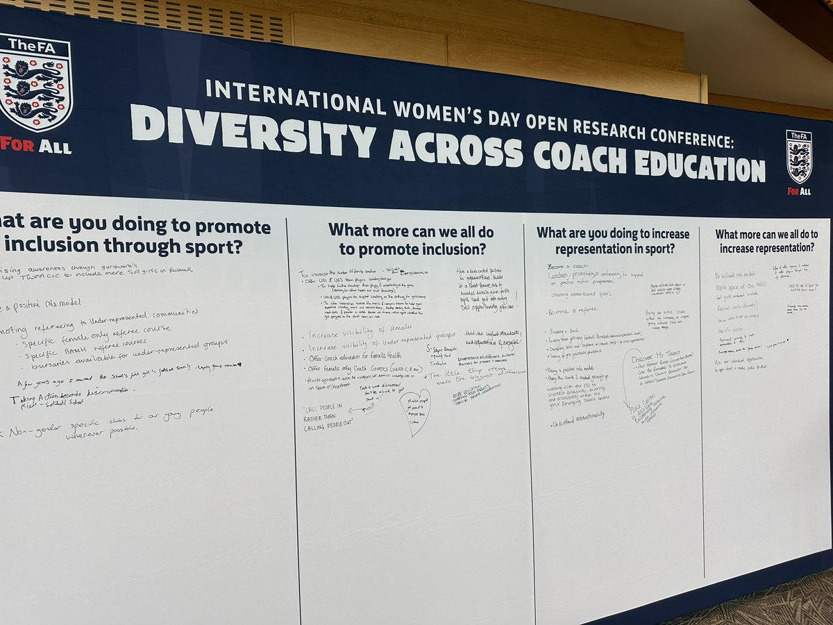 Celebrating #InternationalWomensDay with <a href="/EnglandLearning/">England Football Learning</a> #DrivingDiversity