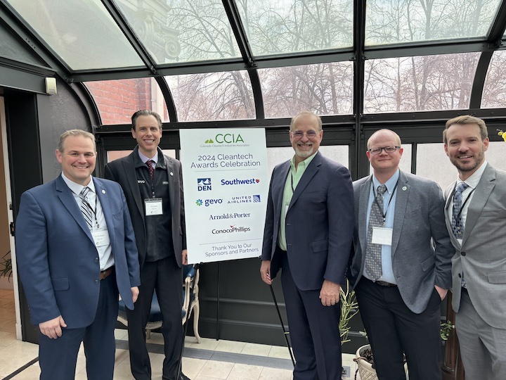 Gevo, Inc. (@gevo_inc) on Twitter photo Yesterday our team had the honor of serving as judges at the Sustainable Aviation Cleantech Challenge alongside our colleagues at <a href="/united/">United Airlines</a>, <a href="/SouthwestAir/">Southwest Airlines</a>, <a href="/conocophillips/">ConocoPhillips</a>, and <a href="/DENAirport/">Denver Int'l Airport</a>. coloradocleantech.com/aviation/ Yesterday our team had the honor of serving as judges at the Sustainable Aviation Cleantech Challenge alongside our colleagues at <a href="/united/">United Airlines</a>, <a href="/SouthwestAir/">Southwest Airlines</a>, <a href="/conocophillips/">ConocoPhillips</a>, and <a href="/DENAirport/">Denver Int'l Airport</a>. coloradocleantech.com/aviation/