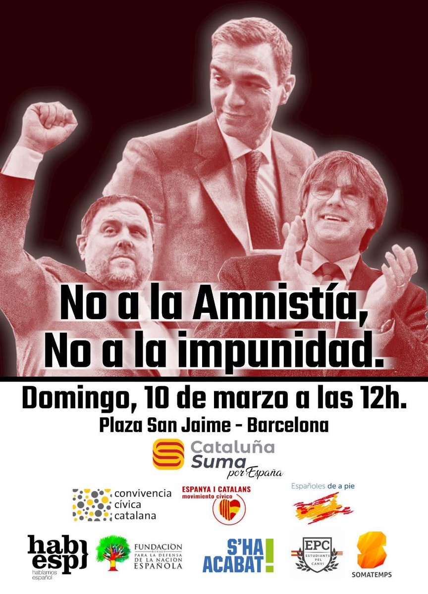 #NoALaAmnistía #NoALaImpunidad