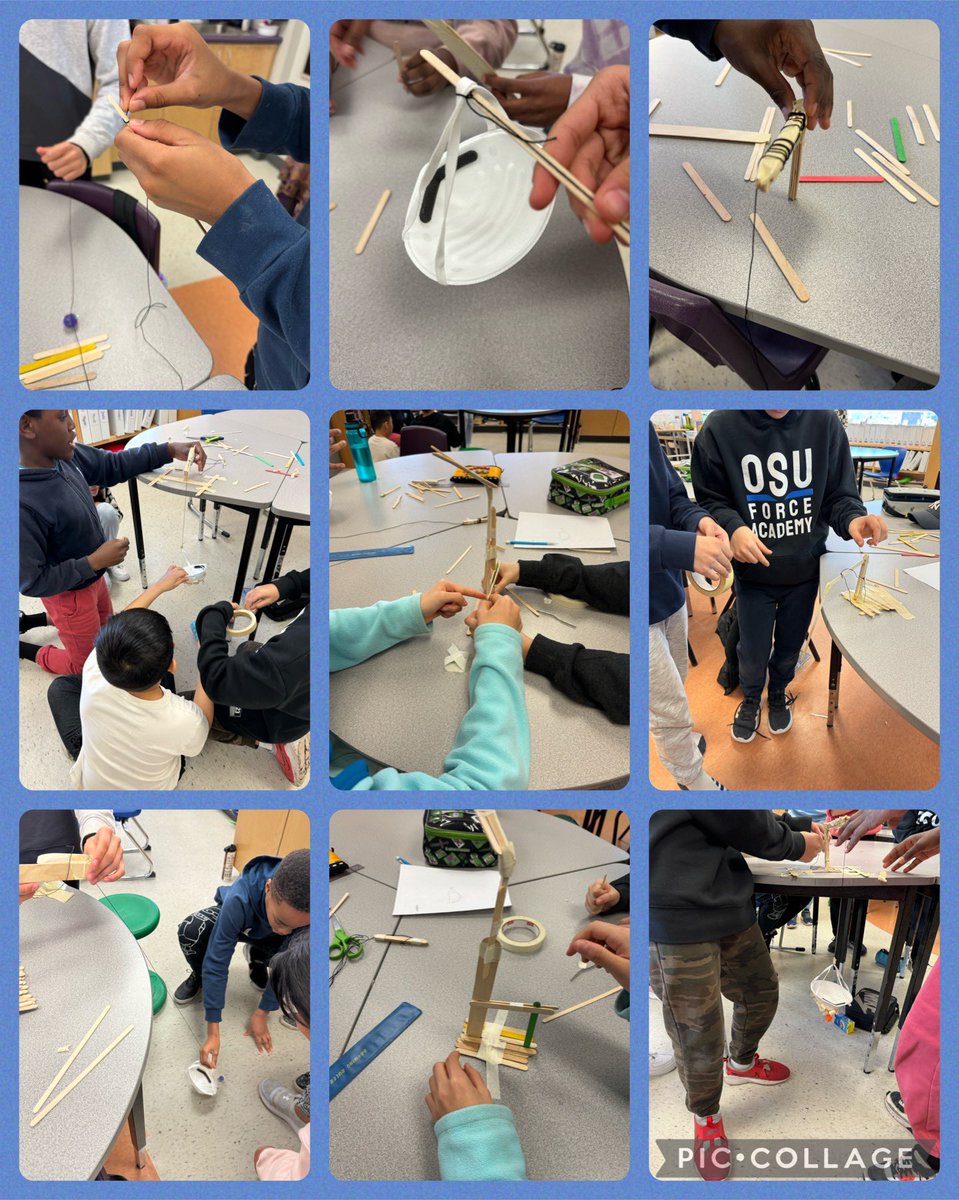 Students had so much fun completing this STEAM challenge let by Mr. McConnery from the PGL program at St. Andrew’s. #steamweek @StCeciliaOCSB