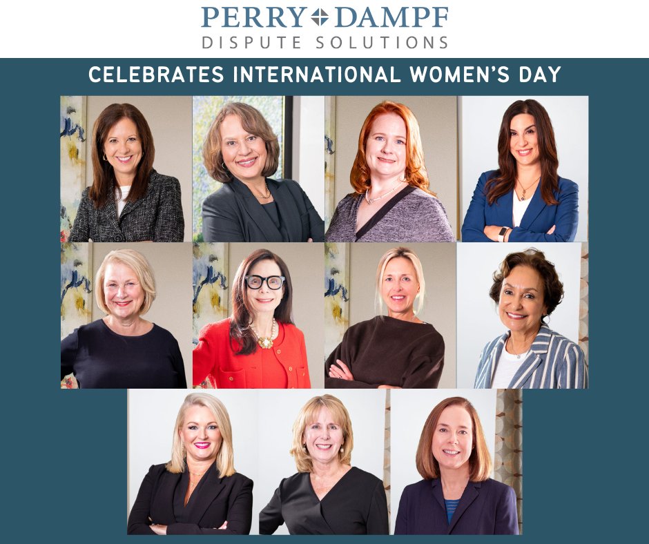 perrydampf's tweet image. "Here's to strong women! May we know them. May we be them. May we raise them.”

Happy International Women's Day!

#PerryDampf celebrates our women mediators and arbitrators! 
#LouisianaMediators #LouisianaArbitrators #InternationalWomensDay