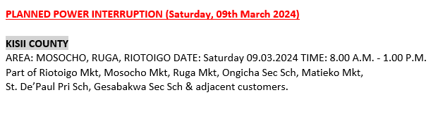 Kenya Power tweet media