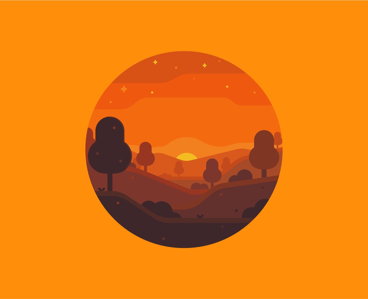 Sunset landscape icon

Day 13🌅

#madeinaffinity #landscape #daily #dailyart #landscapeillustration #illustration #vectorillustrationart #vectoricon #scene #affinitydesigner #icon #natureillustration #adobeillustrator #vectorgraphics #sunsetillustration