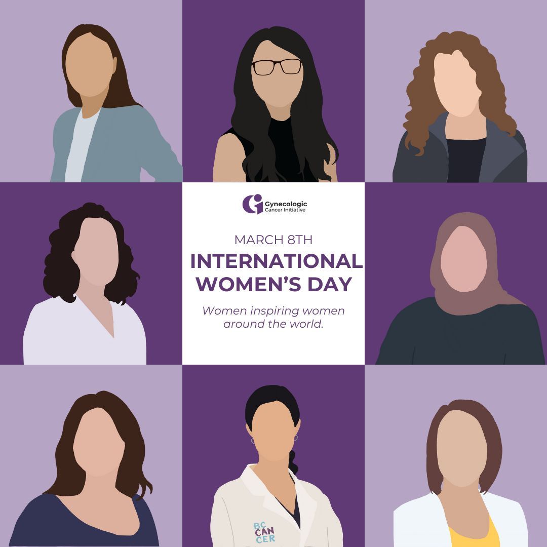 Today is #InternationalWomensDay! 🎉

The GCI is proud to have an incredible team  committed to transforming #gynecologiccancer care for women+ across Canada. Depicted are only a few of the many inspiring women in the group 💗

Let us know if you recognize some familiar faces! 👀