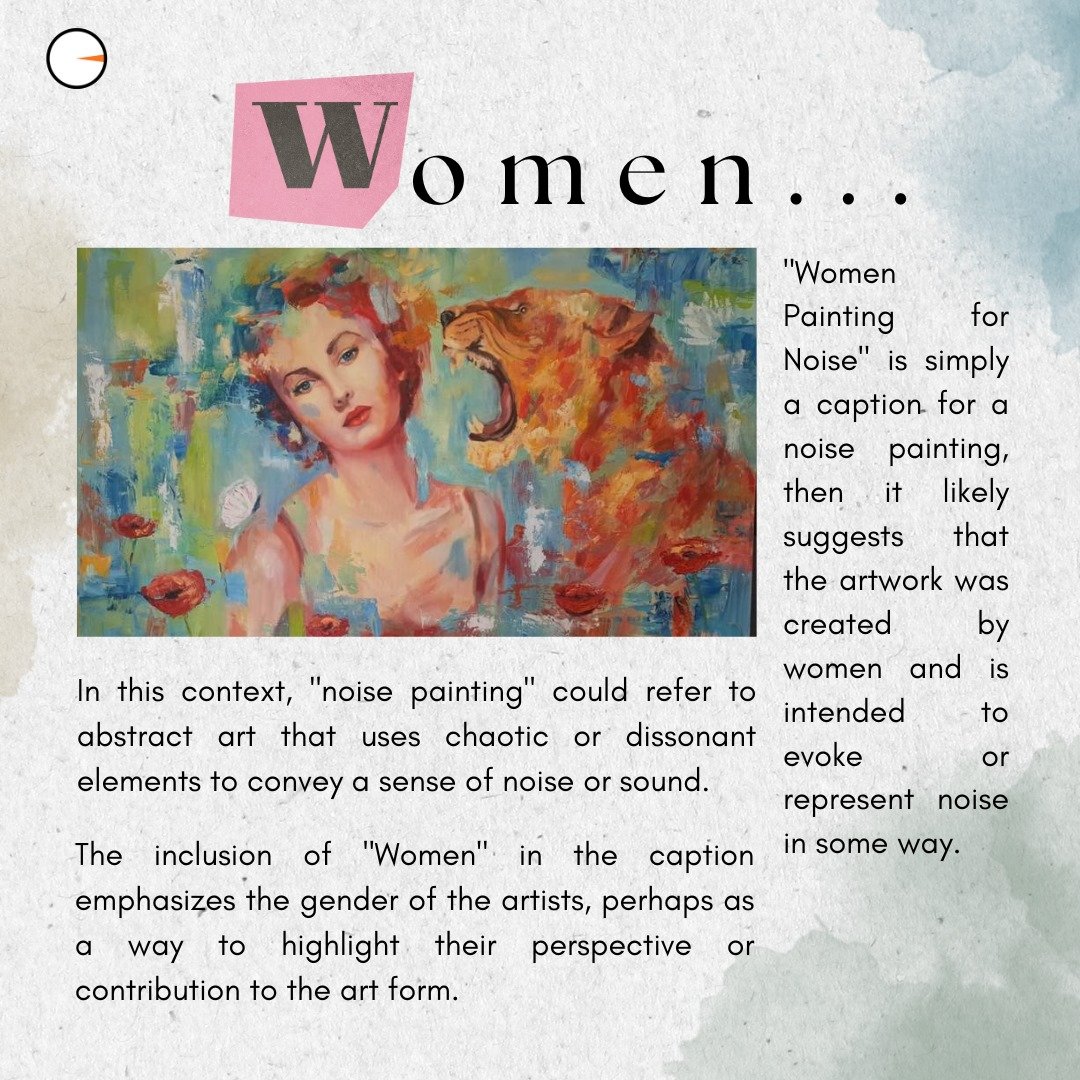 Gallery4Percent's tweet photo. Breaking the silence with strokes of chaos: 'Women Painting for Noise' 🎨♀️ Letting our voices be heard through the beautiful dissonance
#WomenPaintingNoise #ArtisticExpression #GenderInArt #CreativeNoise #AbstractArt #WomenArtists #NoisePainting#WomenInArt https://t.co/LNl5CrGlu6