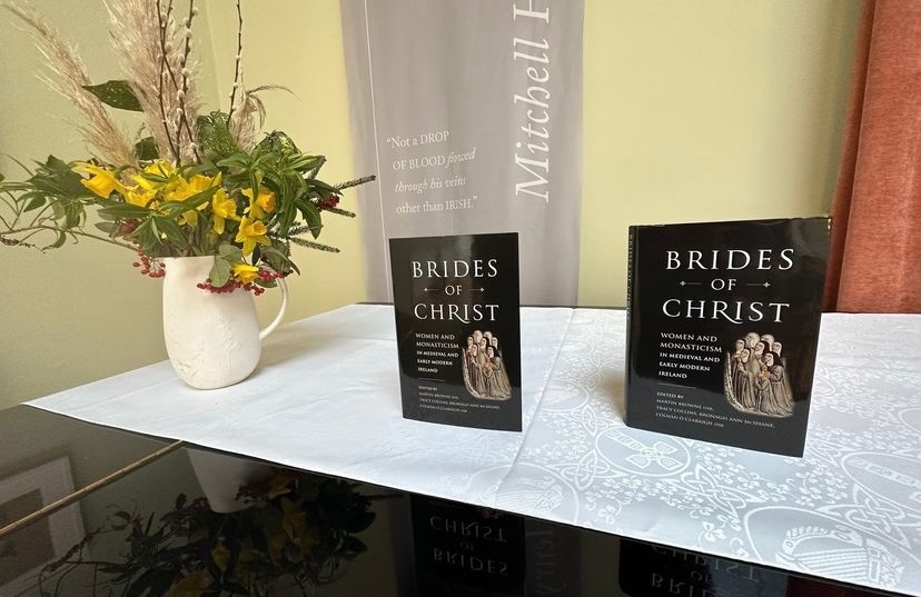 The launch earlier this week of Brides of Christ: Women and Monasticism in Medieval and Early Modern Ireland #wmnshist #histmonast

 @Kylemore  @FourCourtsPress @GlenstalAbbey @H_WRBI @UNDKylemore 

#IWD2024