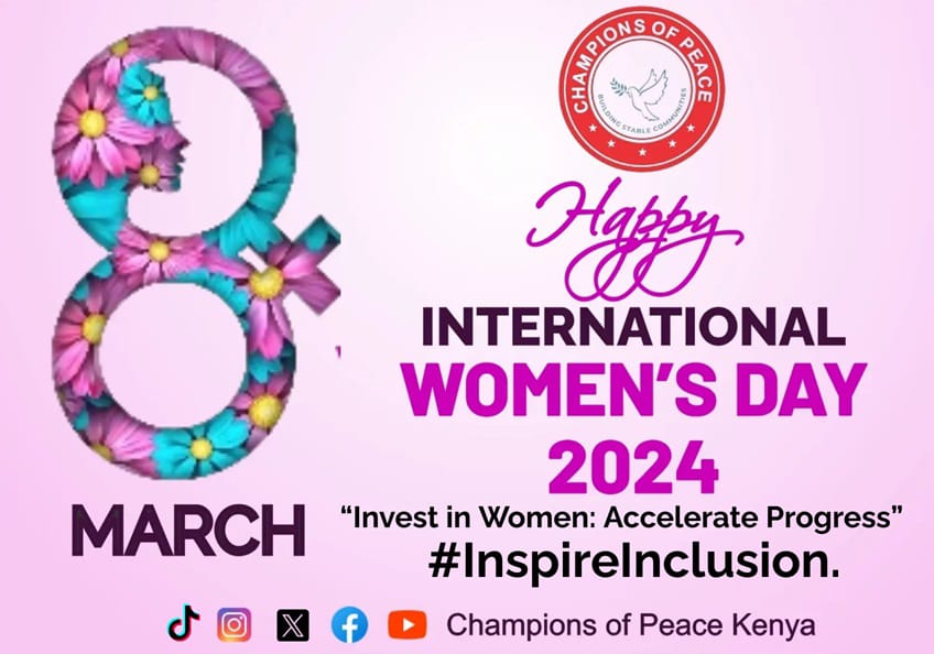 We cherish Women's efforts and contributions in socio-economic and political aspects of life. In celebrating International Women's Day 2024,themed 'Investing in women: Accelerate progress',CoP-K emphasizes on essential and inseparable roles of decent work and gender equality.