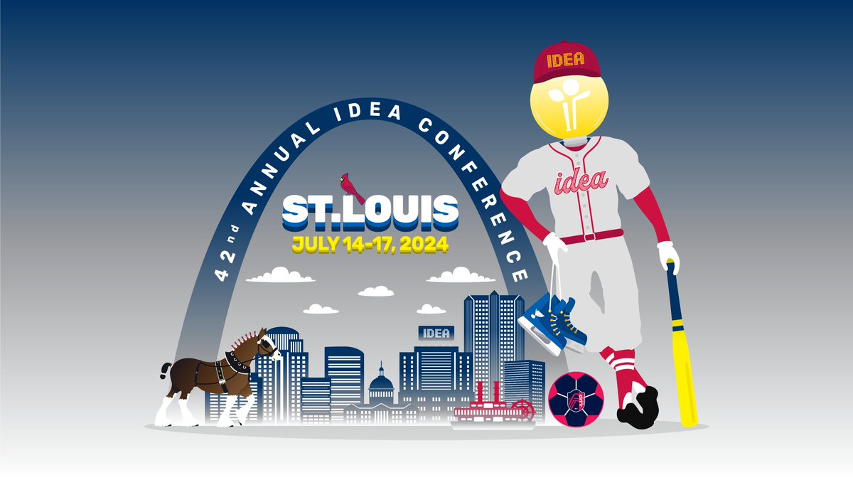 Registration for the "Greatest IDEA Conference Ever!" is now OPEN!
Event will be at the St Louis Marriott Grand Hotel from July 14-17!
Use the link below to go register your team, or yourself! You will need to log in to your IDEA account to register.

ideaontheweb.org/annual.../regi…