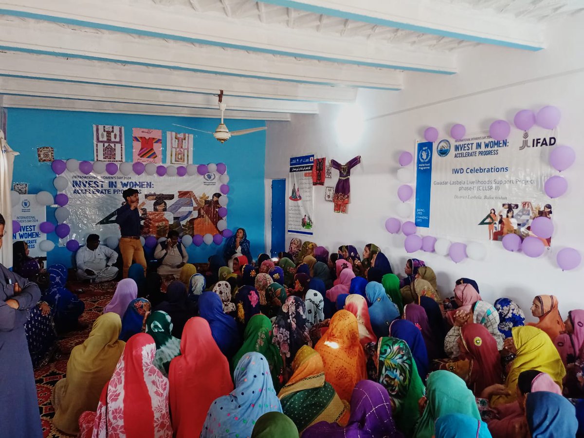 The field celebrations of International Women's Day capture the vibrant spirit. Agriculture consultant Mr. <a href="/Abdul_Rasool25/">Abdul Rasool</a> giving awareness about Women's rule in agriculture. <a href="/WFP/">World Food Programme</a> <a href="/UN/">United Nations</a> <a href="/UN_Women/">UN Women</a> #internationalwomenday.