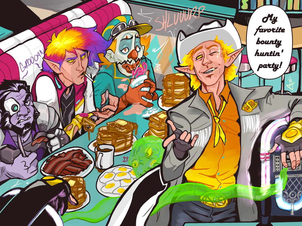 TorMoronic's tweet photo. This scene of Stardust Rhapsody had me DYING. This started as me trying to figure out how Rex would look and then spiraled from there. Slowly but surely catching up on the many amazing campaigns provided by Legends of Avantris https://t.co/7pfWfUXLYW