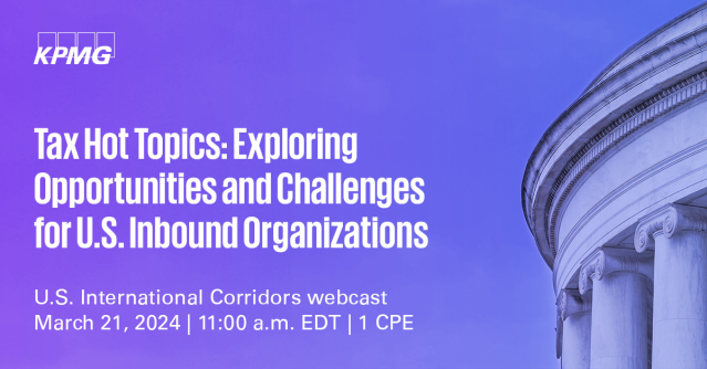 realrickarpin's tweet image. Want to stay ahead in the ever-evolving #tax landscape? In this informative session on 3/21, learn about the latest legislative and regulatory updates surrounding #CAMT, ensuring your multinational company stays ahead of the game. Register today! bit.ly/4c91EsA