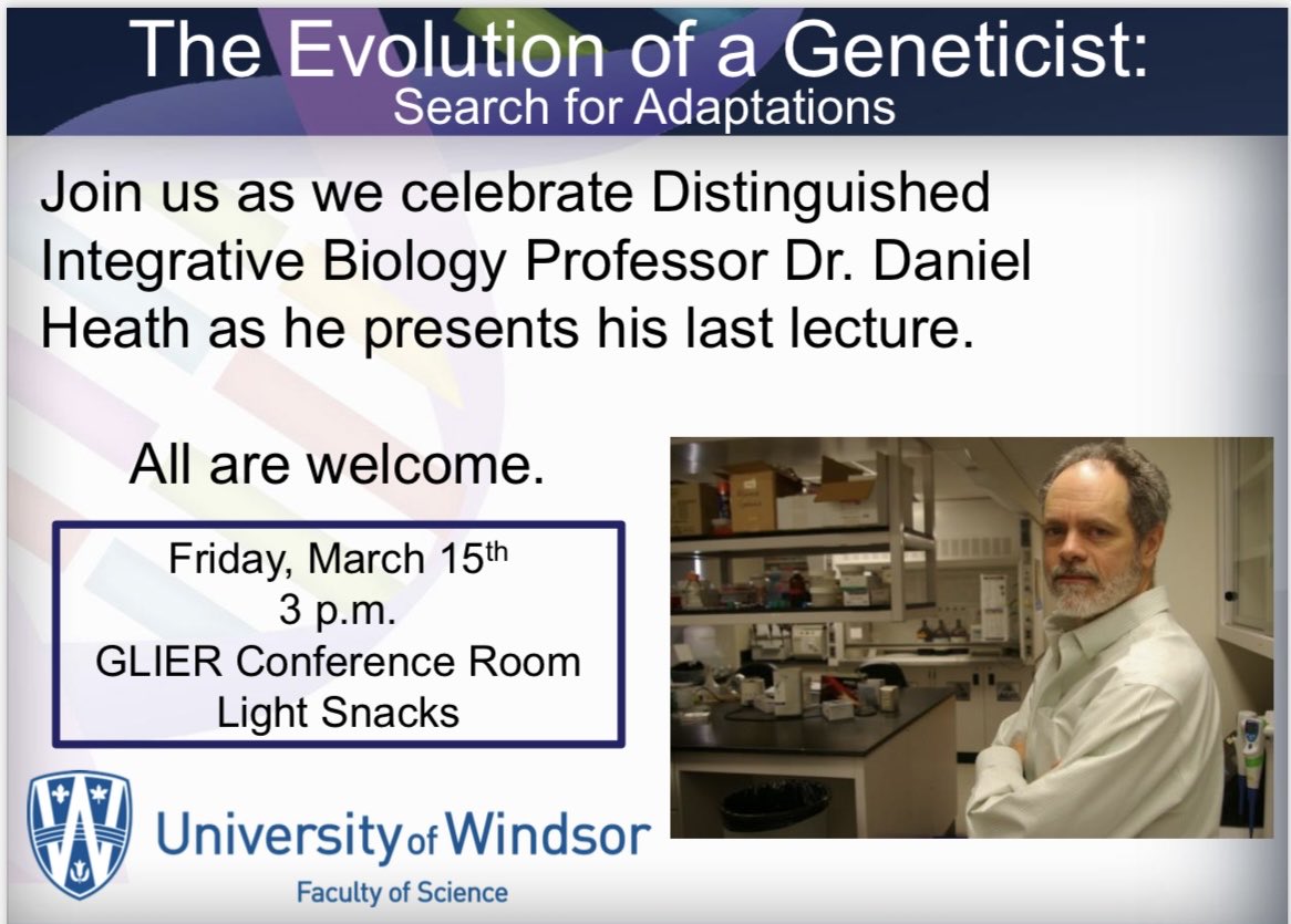 Our friend, colleague and mentor, Daniel Heath is giving his career overview lecture and we want to welcome anyone that wishes to join virtually. It will take place March 15th, 3pm EST. Message me for the virtual invite if you wish to join. Please RT