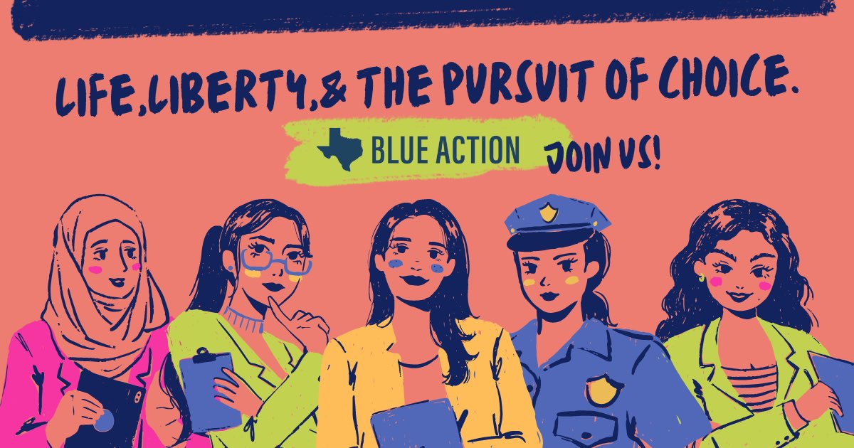 LAUNCHING our WOMEN GET SH*T DONE initiative. TX Blue Action has identified close to 1.1 MILL. women in TX who didn't vote in 2020. With successful abortion rights messaging from Kansas & beyond, we have developed a multilayered outreach program to get them to the polls! (1)