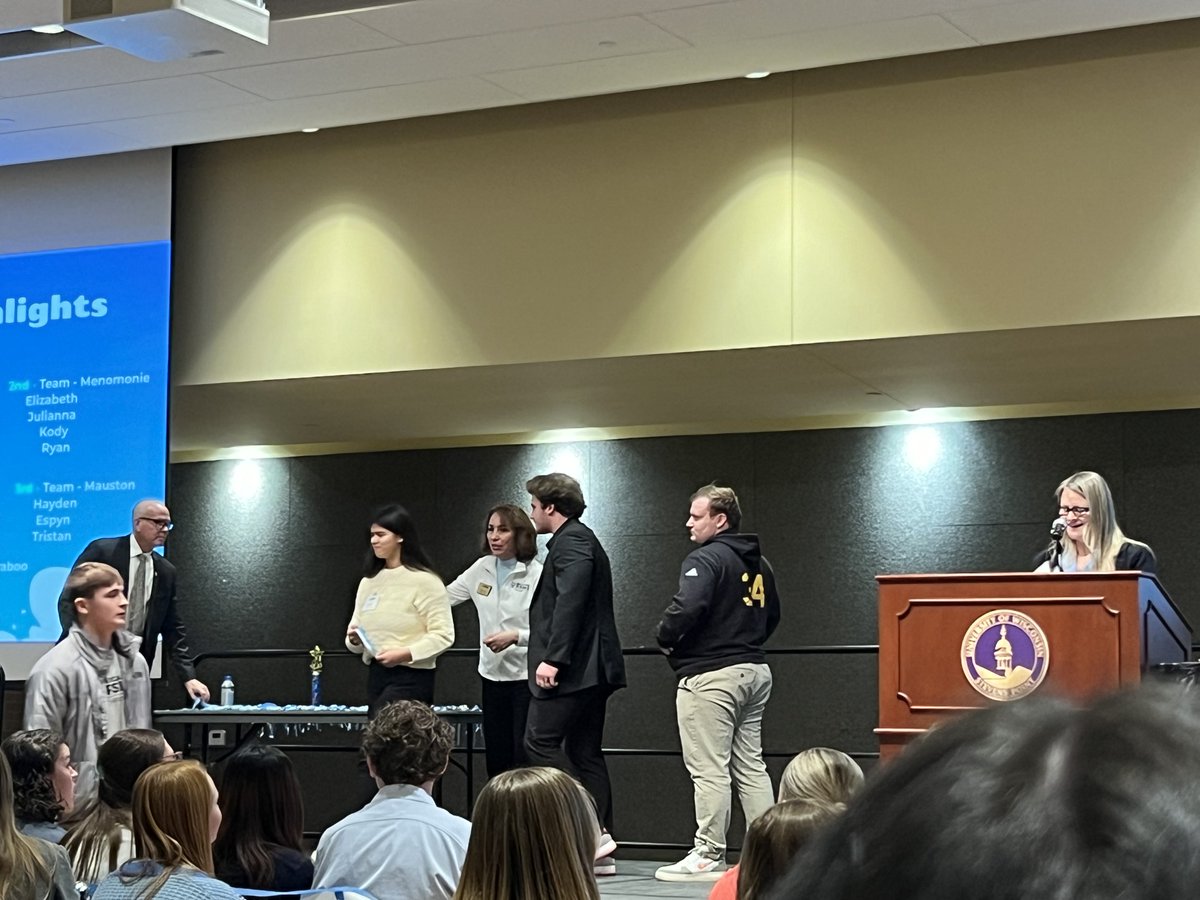 SDMAAIM's tweet photo. Congrats to these Menomonie Future Educators! First time competing at "Educators Rising Wisconsin!" 3rd place Ethical Dilemma!#edrisingwi24 @educatorsrising @SDMAOnline https://t.co/7V4BUl04hI