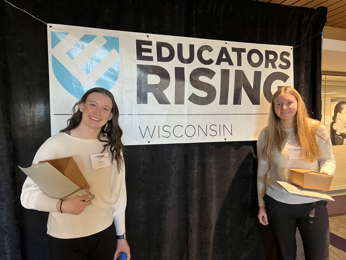 Congrats to these Menomonie Future Educators! First time competing at "Educators Rising Wisconsin!" 3rd place Ethical Dilemma!#edrisingwi24 <a href="/educatorsrising/">Educators Rising</a> <a href="/SDMAOnline/">Menomonie Schools</a>