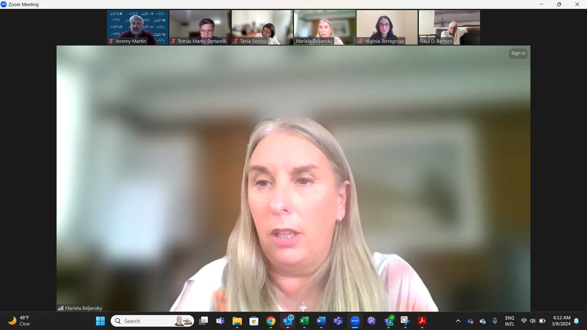 With our partners @CEARE_UBA & @advancegeotherm, we were pleased to host a virtual meeting with Subsecretaria Mariela Beljansky for an academic discussion about the potential for #geothermal in #Argentina Developments in Canada, Australia, the US & UK were shared as references.