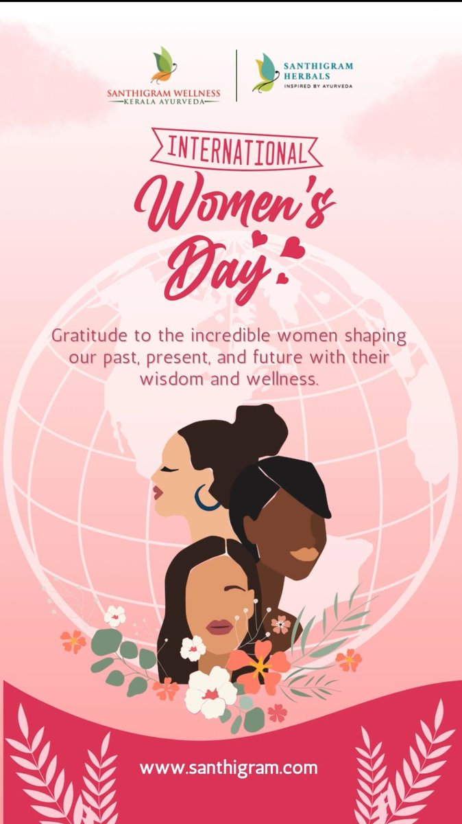 Celebrating #InternationalWomensDay with a nod to the powerful contributions of women in wellness and society. Let's empower and embrace wellness together. #WomensDayWithSanthigram #WomenInHealthcare