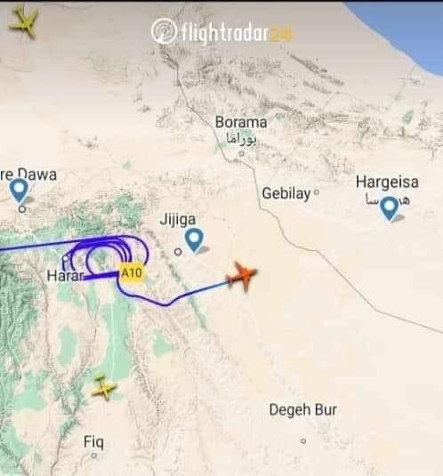 CodkaSland's tweet photo. 🚨 War Degdega 🚨
1/2
#Somalia ayaa isku day labada jeer ah samaysay in ay hawada ka celiso Laba diyaaradod oo u kala socday #Berbera Airport iyo #Hargaisa. 

#Berbara Diyaarada #Fanjet 102 Boeing 734 Oo ka timid dalka chad taas oo u socotay Berbera international AirPort. https://t.co/dje5hHtemW