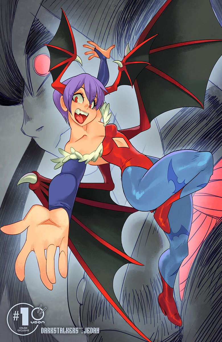 OMG! These #Lilith covers for the upcoming #DarkstalkersJedah #comic are adorable! I love them! Love her! ❤️🦇💋
#Capcom #Darkstalkers #UdonEntertainment #AlexAhad #cute #sexy #LilithAensland #JedahDohma #fightinggames #waifus #succubi #bestgirl #videogamecrushes