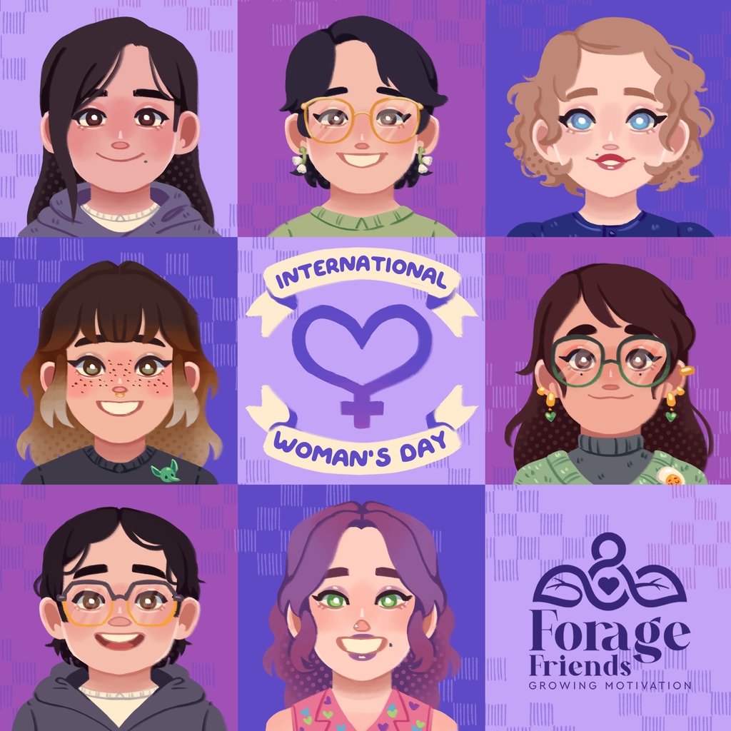 Happy #InternationalWomensDay 💗

Today (and always) we celebrate all the incredibly talented women working on Forage Friends and games everywhere 💞 

#IWD2024 #womeningames #indiegamedev