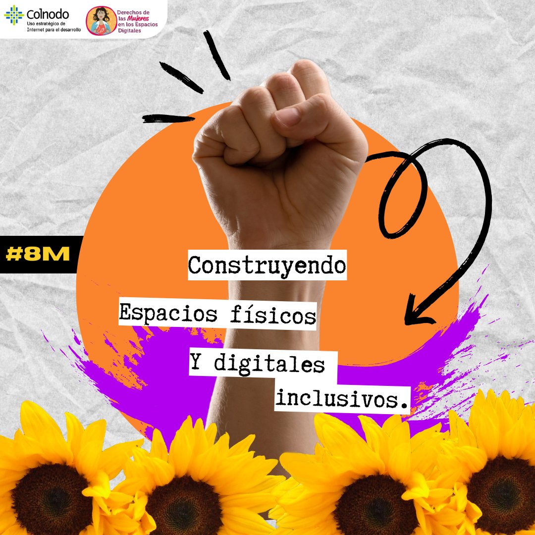 📢 En el #DíaInternacionalDeLaMujer, desde <a href="/Colnodo/">Colnodo</a> y la Campaña Dominemos la Tecnología nos unimos a la lucha por los derechos de las mujeres. Trabajamos para crear entornos seguros e inclusivos, tanto en el mundo físico como en el digital. 💻 #8M