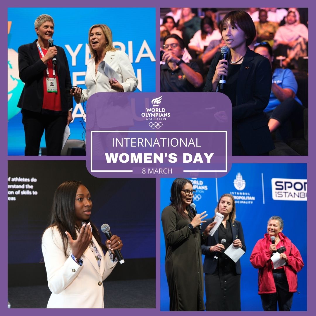 Celebrating the incredible contributions of women Olympians on and off the field of play this International Women's Day. 💜

📷 World Olympians Forum, Istanbul September 2023

#IWD2024 #GenderEqualOlympics #WOA #Olympians #Olympic #OLY #BeOLY
