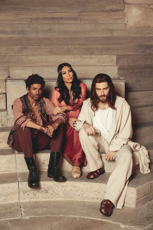 Judas, Maria Magdalena & Jesus 🙏🏽 #JesusChristSuperstar ⭐️ Photographed by Gianluca Saragò ♥️