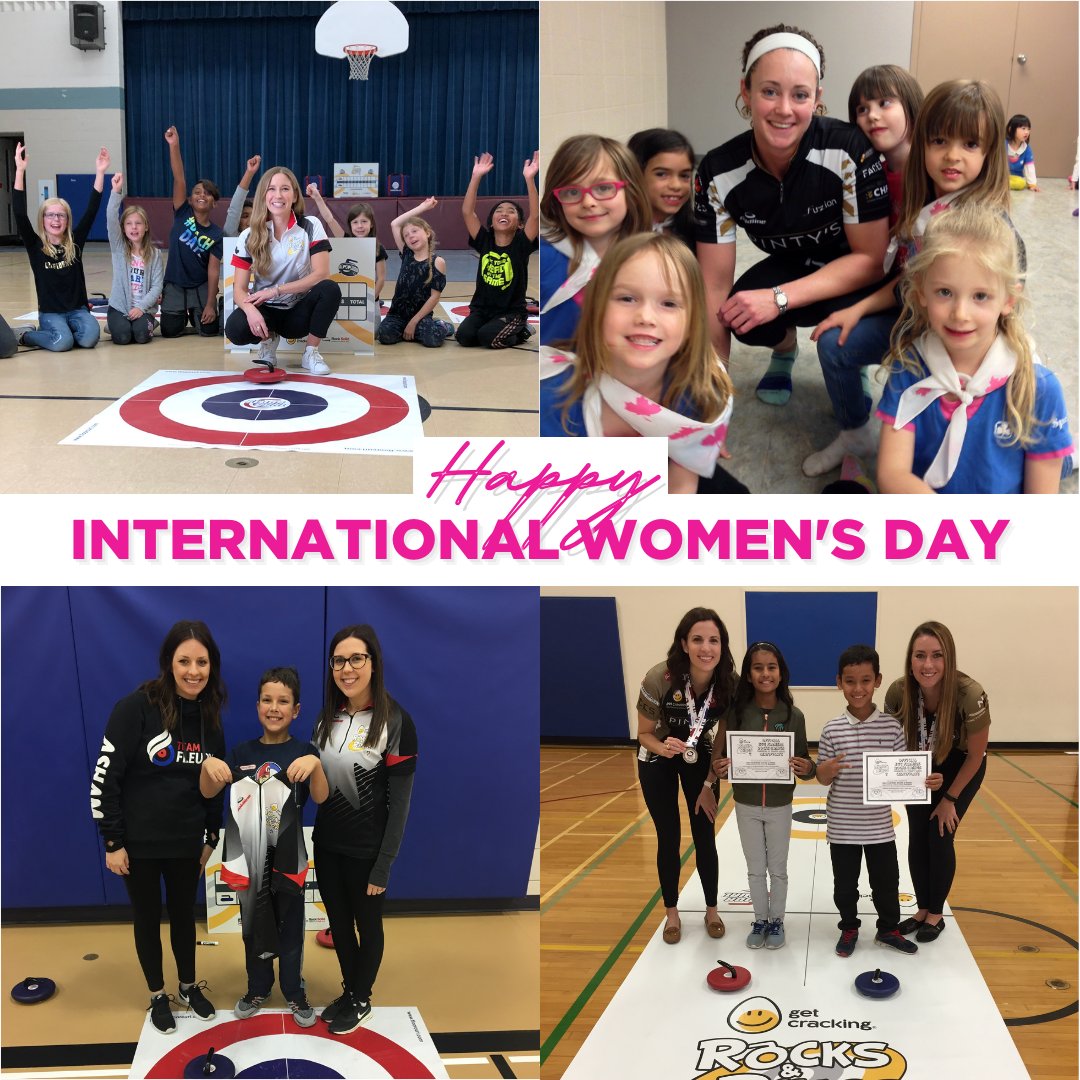 In honour of #InternationalWomensDay, we want to say thanks to all the amazing women instructors that we've had over the years who have inspired so many kids to get active through curling and showed young girls what they can become ❤️

#InspireInclusion #GirlsInSports