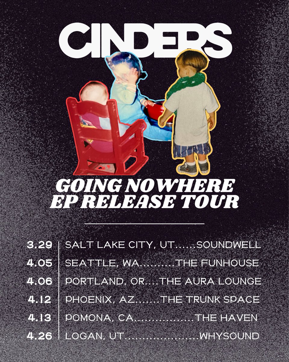 We’ve been itching to play some more live music 😮‍💨 also a song or three you’ve never heard before?? TOUR STARTS THIS MONTH SO GET YOUR TICKETS NOW!!!

cindersmusic.com/tour