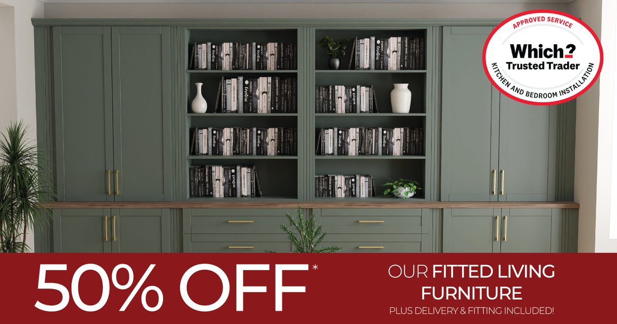Enjoy Half Price on Fitted Bedrooms, Offices, Living & Dining Furniture!🎉 

Hurry, offer ends 25.03.24, book a FREE design today! 

starplandirect.com/fitted-collect…

#FurnitureSale #HomeDesign
