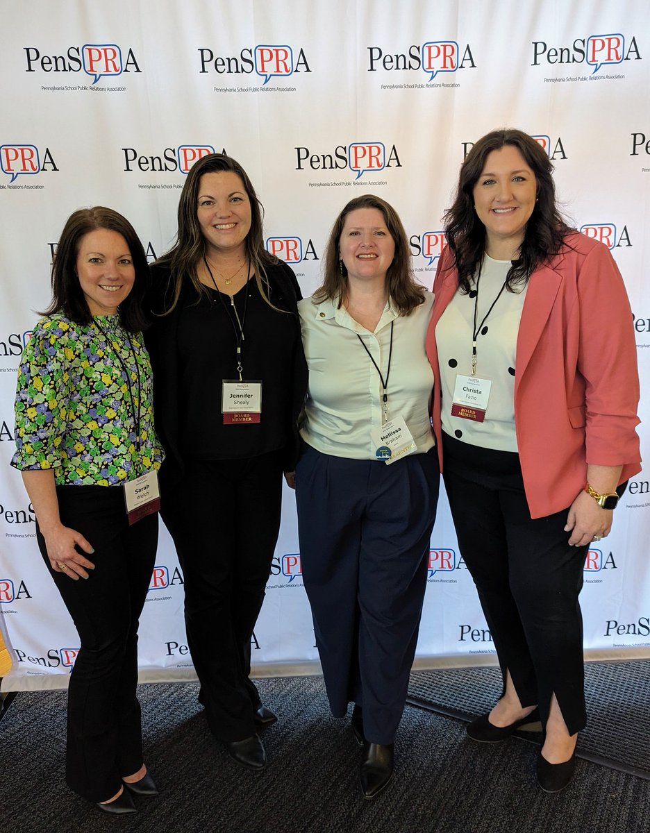 Delighted to join the <a href="/PenSPRA/">PenSPRA</a> board and 100+ PA #schoolPR pros for their excellent 2024 Symposium. Thank you for the warm welcome, interesting sessions and chance to share how communicators can strategically support #k12 #EmployeeRecruitment.