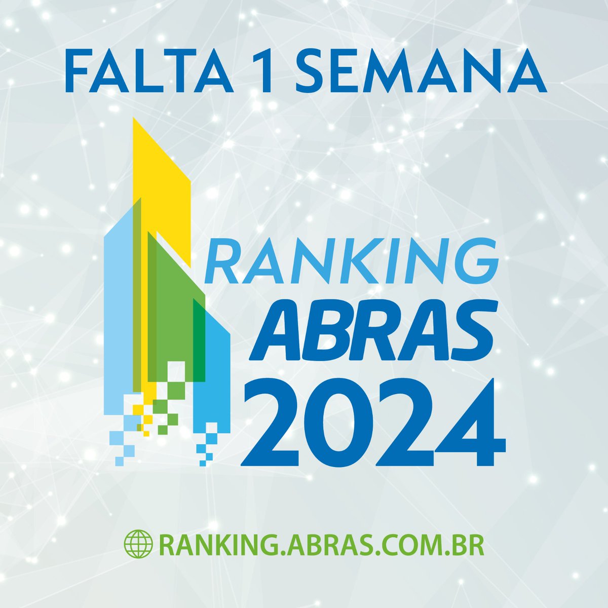 Última Chance! Só mais uma semana para participar da pesquisa do Ranking ABRAS 2024. Contribua agora e ajude a moldar o futuro do varejo alimentar. Acesse: ranking.abras.com.br e participe. #RankingABRAS2024 #Supermercados #Participe