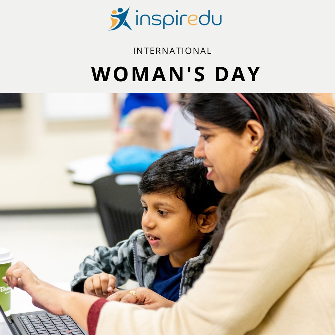 Women are a core population we serve, and they continue to help change their families’ trajectory through technology. Happy International Women’s Day from your friends at Inspiredu!