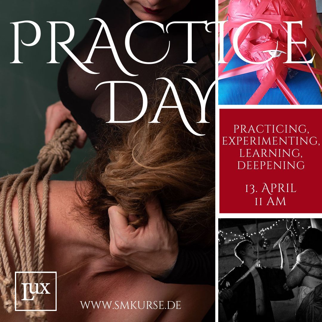 BDSM is learning by doing, but there is also a lot that can go wrong! If you want to improve your skills in a safe and trained environment, then our practice day on April 13th is the right thing for you. Professionals and practice person will guide you! Link in bio