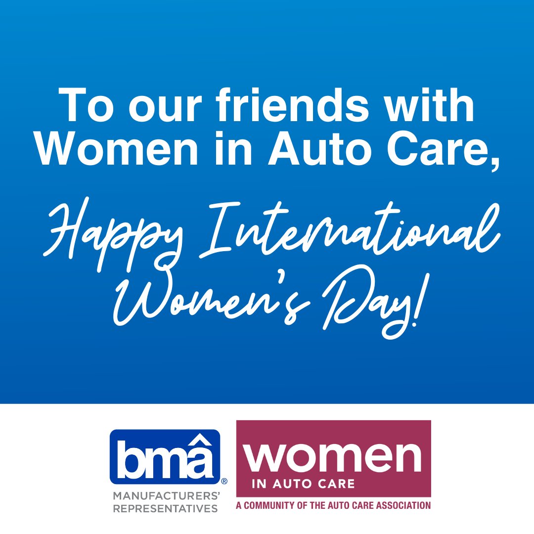 It's #InternationalWomensDay! The @womeninautocare community is dedicated to its mission of engaging, educating and empowering women within the auto care industry. We are proud supporters of their mission and dedication to the aftermarket! 🚗 #BillMurrayAssociates