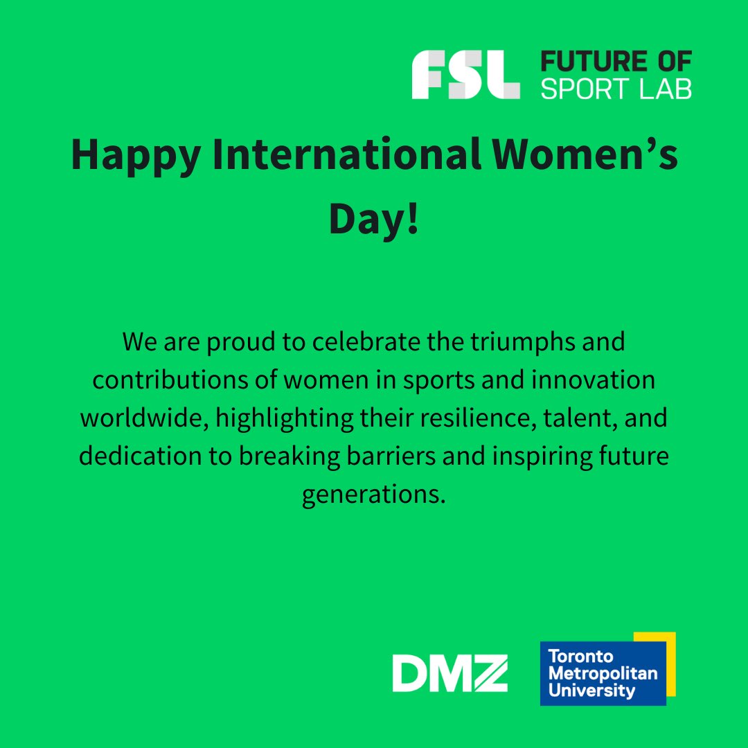 Proudly Celebrating International Women’s Day #sportTech #IWD2024