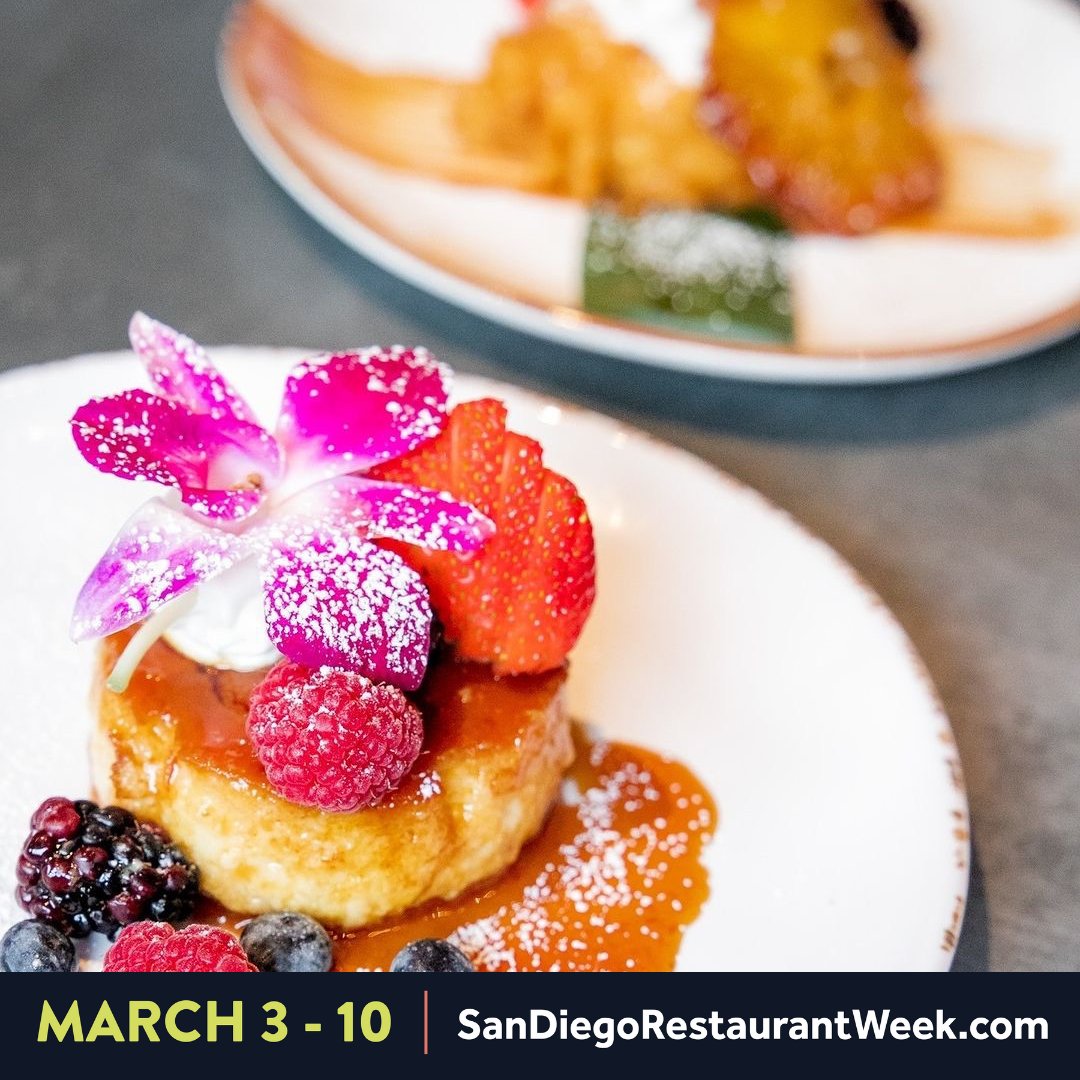 Savor every bite for the last few days of #SanDiegoRestaurantWeek! Discover a world of flavors with multi-course menus at a great value featuring the finest dishes from top restaurants. Book your table now, before it's too late! sandiegorestaurantweek.com