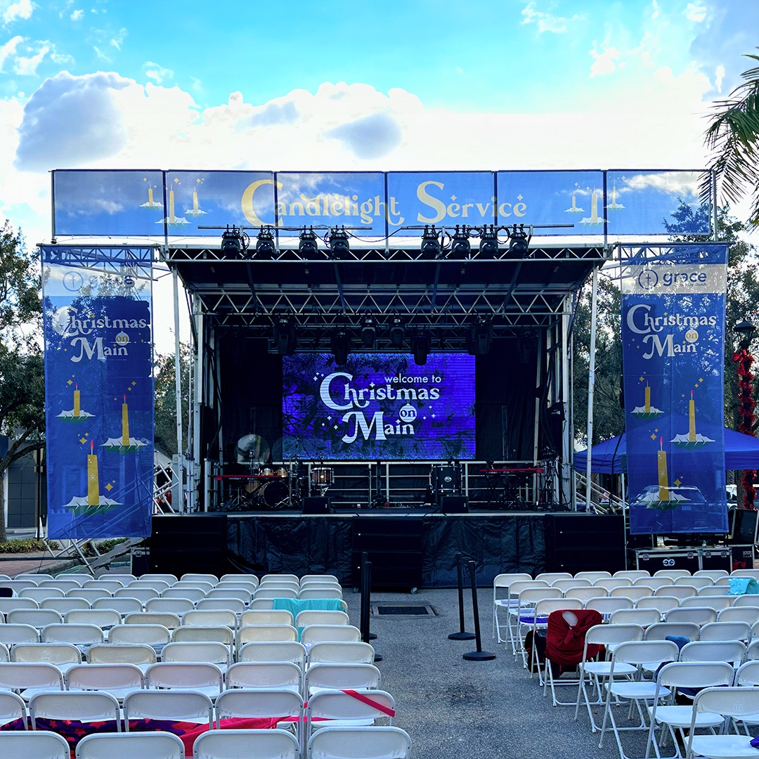 Celebrate the season with a stage that stands out! ERG247 is here to make your events truly shine. #TampaEventPlanner #OrlandoEventPlanner #JacksonvillePlanner #OrlandoEvents #TampaEvents #TampaAV #TampaStageRental #EventProfs #FestiveEvents #ERG247 #EventStaging #EventPlannin...