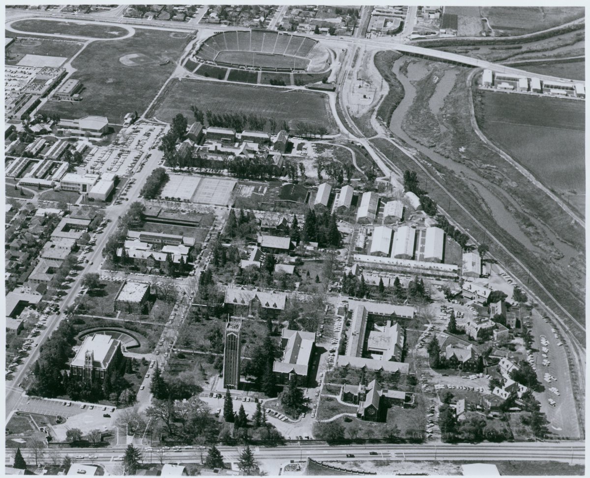 UOPacific's tweet photo. Today marks the 60th anniversary of the dedication of Burns Tower at University of the Pacific! It's a monumental day in our history, commemorating six decades of inspiration, learning and community here on campus. Click the link to read the article.
https://t.co/sfOpy169rI https://t.co/RR7CIOlgaK