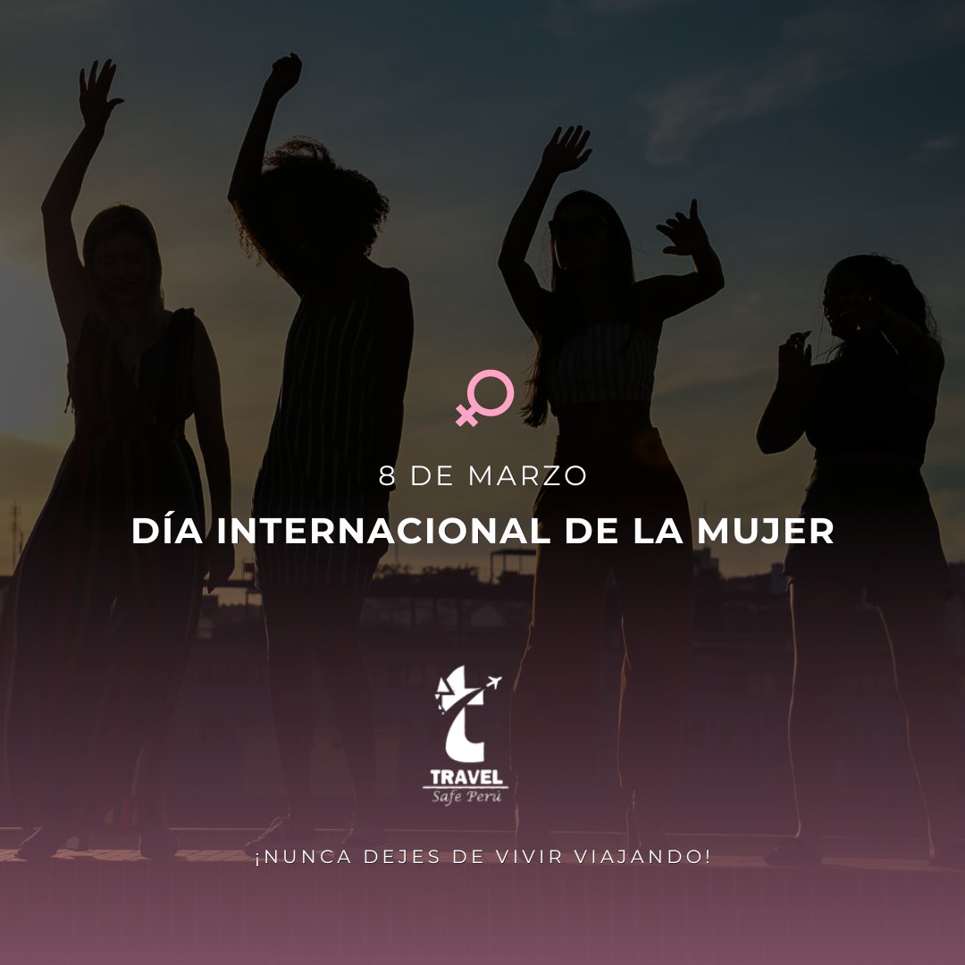 TravelSafePeru's tweet photo. 𝑭𝒆𝒍𝒊𝒛 𝑫𝒊́𝒂 𝑰𝒏𝒕𝒆𝒓𝒏𝒂𝒄𝒊𝒐𝒏𝒂𝒍 𝒅𝒆 𝒍𝒂 𝑴𝒖𝒋𝒆𝒓🌸
Celébralo Viajando con Travel Safe Perú!!!🛫 https://t.co/hPwR3EVNHU