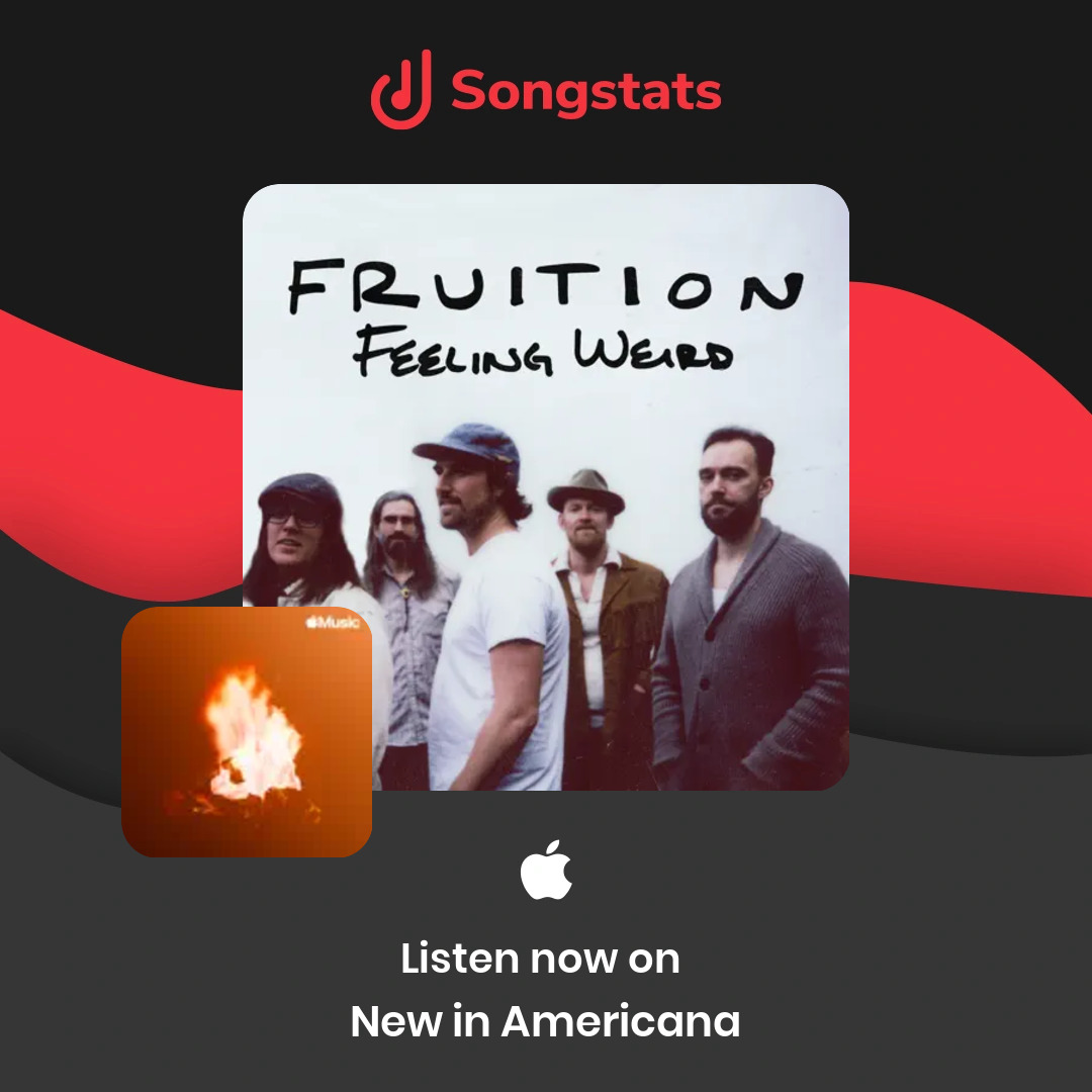 @fruitionpdx Boom! Your track 'Feeling Weird' got added to the editorial playlist 'New in Americana' on Apple Music! See immediately what's happening with your tracks on Songstats.