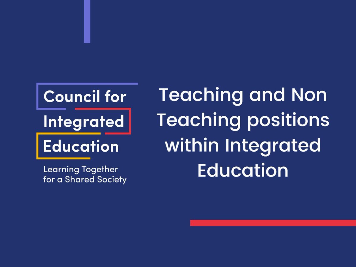 Teaching and non-teaching positions listed on the NICIE website within Integrated Education including roles within @NewBridgeIC @millenniumips @ulidiacollege and @hazewloodni buff.ly/3ir7oqE