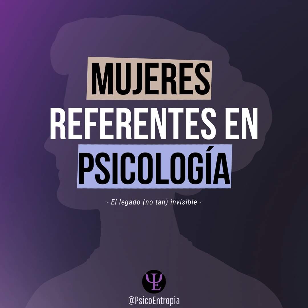 Hoy -y siempre- resulta esencial destacar el papel fundamental que las mujeres han desempeñado en el campo de la Psicología a lo largo de la historia. 💜

#8M #DiaInternacionalDeLaMujer