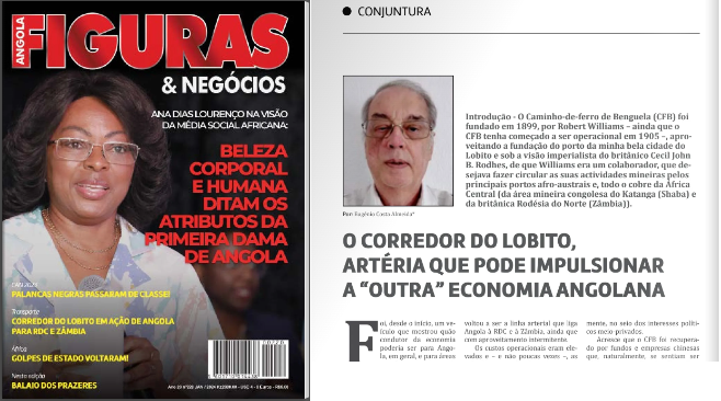 elcalmeida's tweet photo. #Angola O meu artigo sobre o Corredor do #Lobito e como ele pode contribuir para alavancar a economia nacional na edição 221, de Jan 2024, págs. 62-64, da revista Figuras & Negócios
https://t.co/pDgF1yzhyW
@CEI_Iscte #CINAMIL https://t.co/SYLi3Bwt62