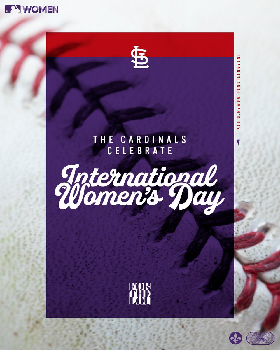 We are proud to join Major League Baseball in celebrating the remarkable achievements and invaluable contributions made by the women of Cardinals Nation in our sport and our community.

#WomenInBaseball #IWD #InspireInclusion