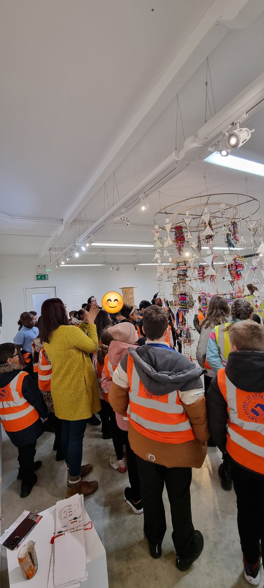 Year 5 visited @GeraldMooreGall to view their artwork in @prag_artiday's exhibition. They were so inspired to see their work displayed in an art gallery. The exhibition is open to the public on Saturdays and finishes on the 6th April 2024. Visit to see their beautiful artwork 🎨