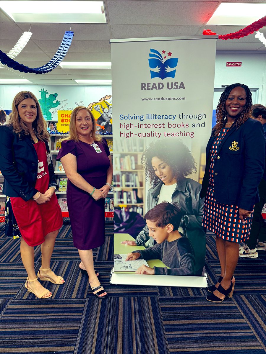 Thank you to Read USA for giving every student at Morrow Elementary School two free books! @browardschools @HowardHepburn