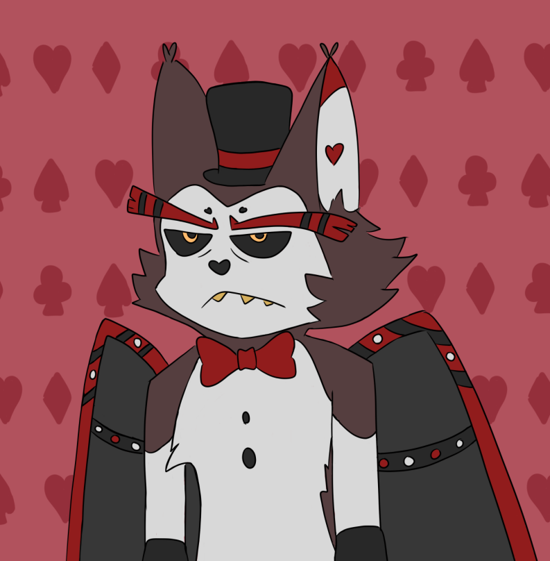 Calculador7's tweet photo. I'm working on a Husk drawing ;P (Not finished)
#furryart #HazbinHotel https://t.co/jrQBBUJus2